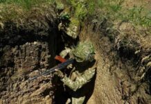 Карта боевых действий в Украине 25 октября